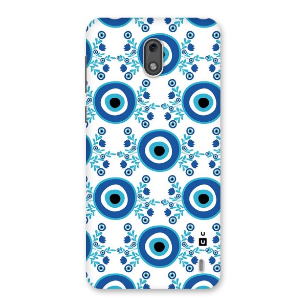 Floral Evil Eyes Back Case for Nokia 2