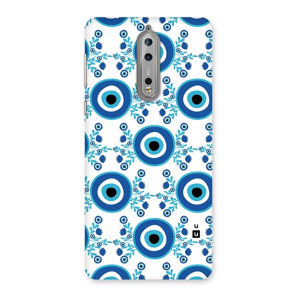 Floral Evil Eyes Back Case for Nokia 8