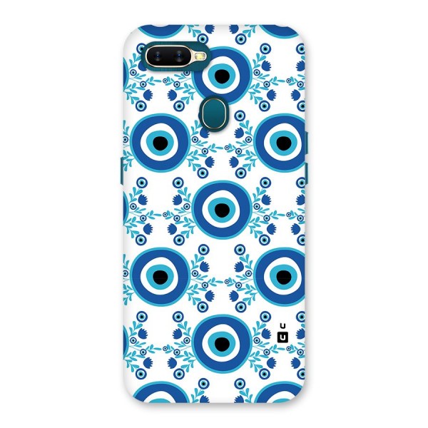 Floral Evil Eyes Back Case for Oppo A11k