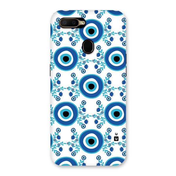 Floral Evil Eyes Back Case for Oppo A5s