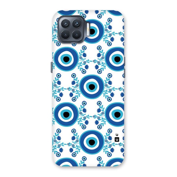 Floral Evil Eyes Back Case for Oppo F17 Pro