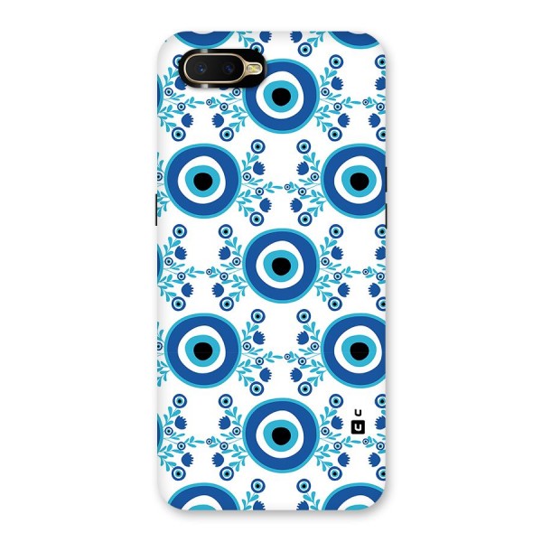 Floral Evil Eyes Back Case for Oppo K1