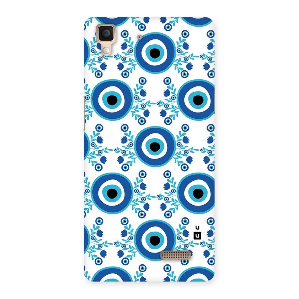 Floral Evil Eyes Back Case for Oppo R7