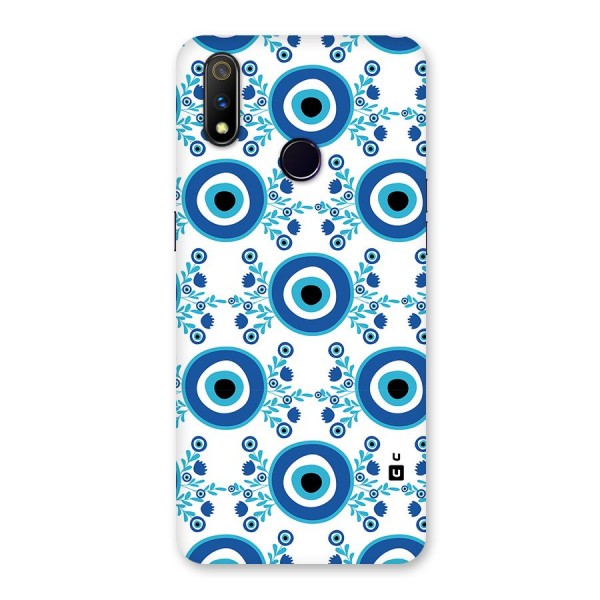 Floral Evil Eyes Back Case for Realme 3 Pro