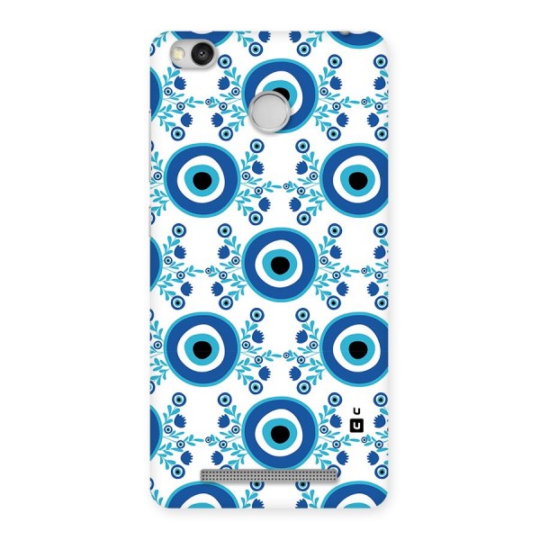 Floral Evil Eyes Back Case for Redmi 3S Prime