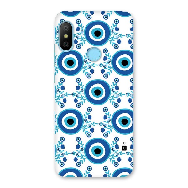 Floral Evil Eyes Back Case for Redmi 6 Pro