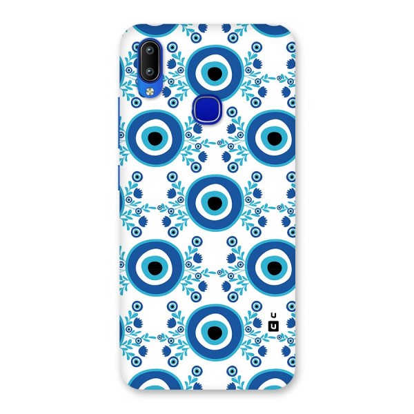 Floral Evil Eyes Back Case for Vivo Y91