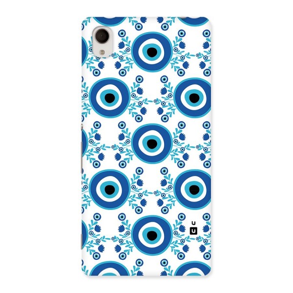 Floral Evil Eyes Back Case for Xperia M4 Aqua