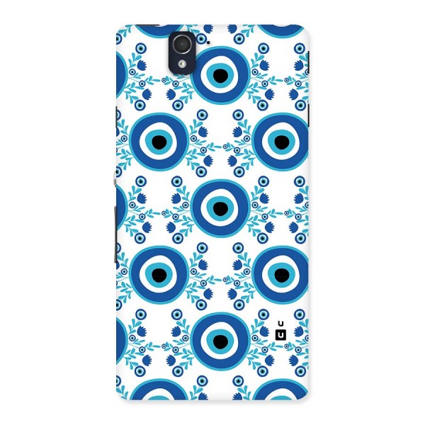 Floral Evil Eyes Back Case for Xperia Z