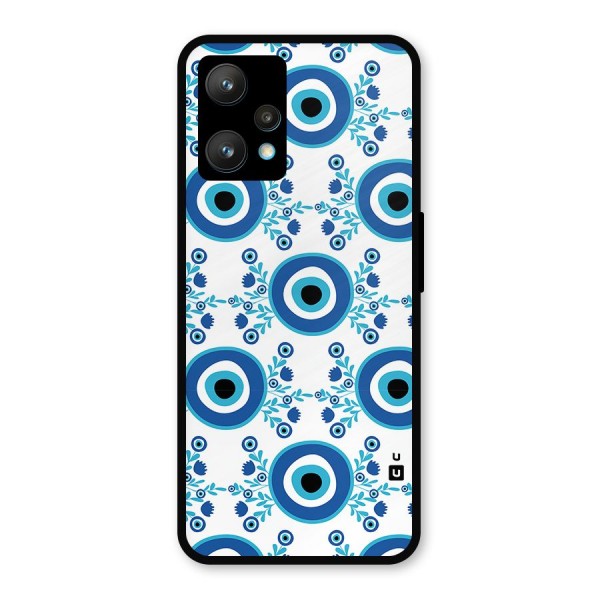 Floral Evil Eyes Metal Back Case for Realme 9