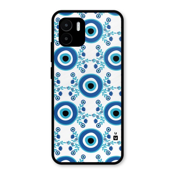 Floral Evil Eyes Metal Back Case for Redmi A1