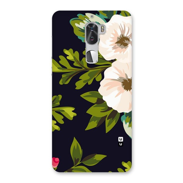 Floral Leaves Back Case for Coolpad Cool 1