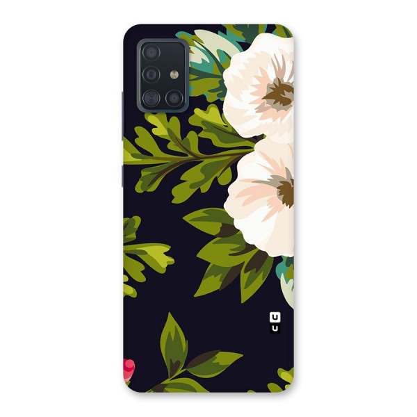 Floral Leaves Back Case for Galaxy A51