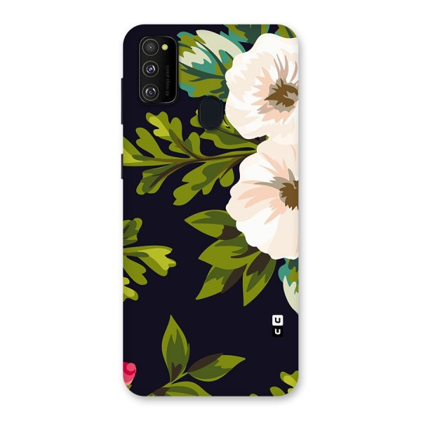 Floral Leaves Back Case for Galaxy M30s