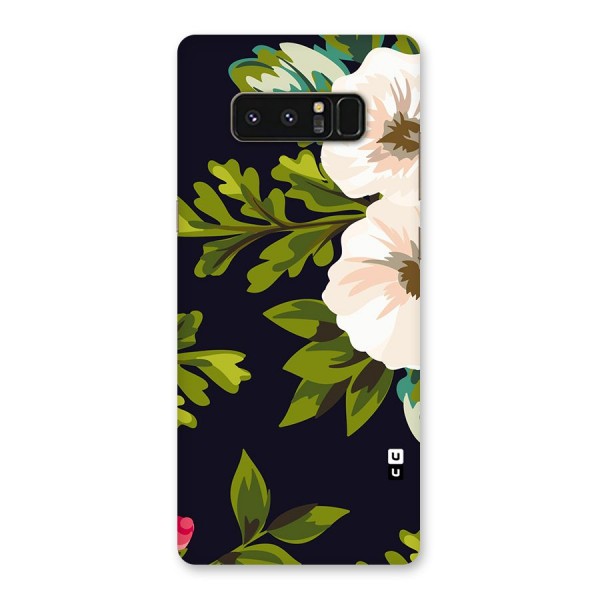 Floral Leaves Back Case for Galaxy Note 8