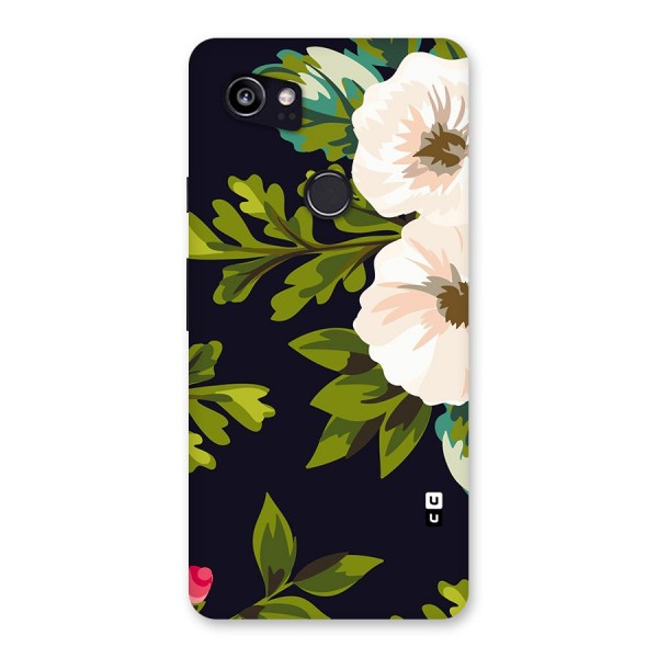 Floral Leaves Back Case for Google Pixel 2 XL