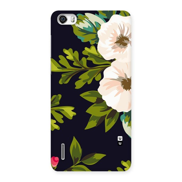 Floral Leaves Back Case for Honor 6