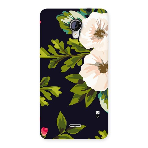 Floral Leaves Back Case for Micromax Unite 2 A106