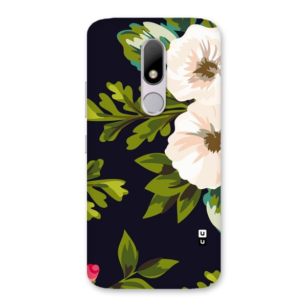 Floral Leaves Back Case for Moto M