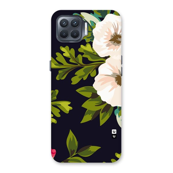 Floral Leaves Back Case for Oppo F17 Pro