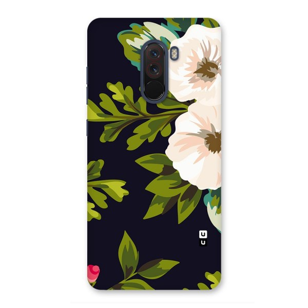 Floral Leaves Back Case for Poco F1