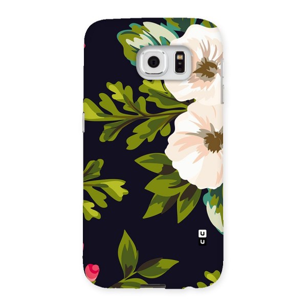 Floral Leaves Back Case for Samsung Galaxy S6