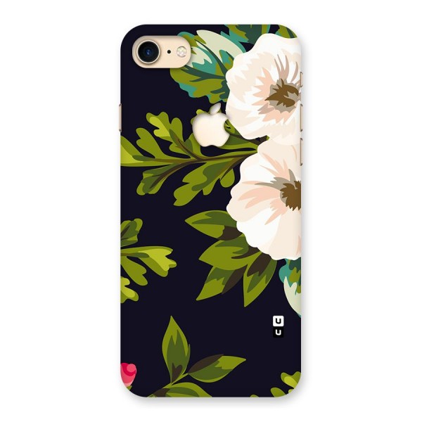 Floral Leaves Back Case for iPhone 7 Apple Cut