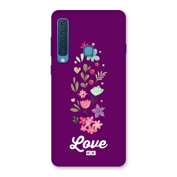 Floral Love Back Case for Galaxy A9 (2018)