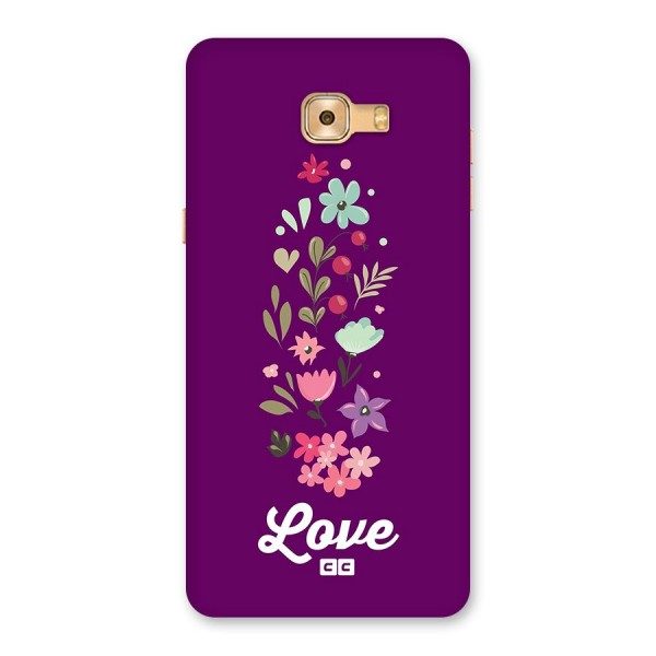 Floral Love Back Case for Galaxy C9 Pro