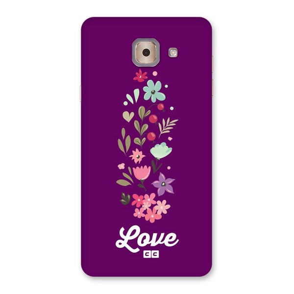 Floral Love Back Case for Galaxy J7 Max