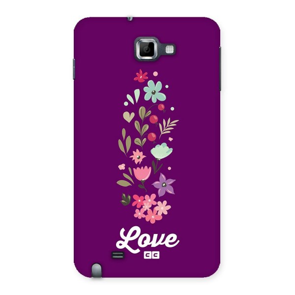 Floral Love Back Case for Galaxy Note