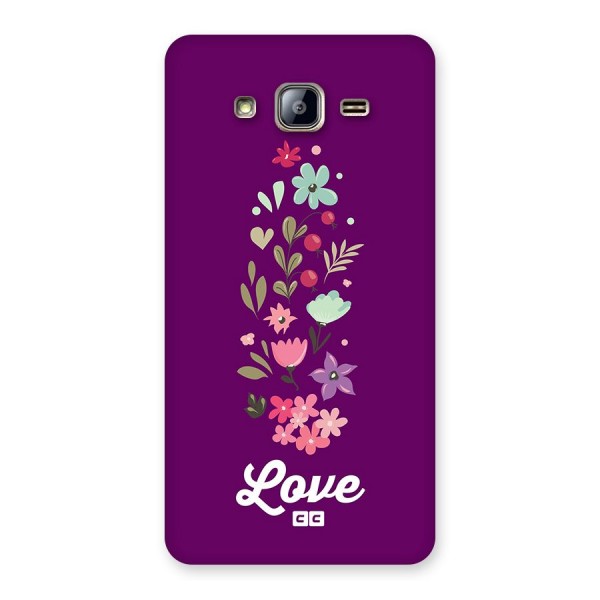 Floral Love Back Case for Galaxy On5