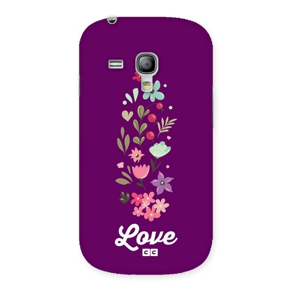 Floral Love Back Case for Galaxy S3 Mini