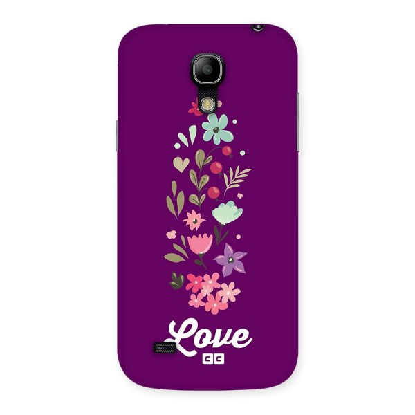 Floral Love Back Case for Galaxy S4 Mini