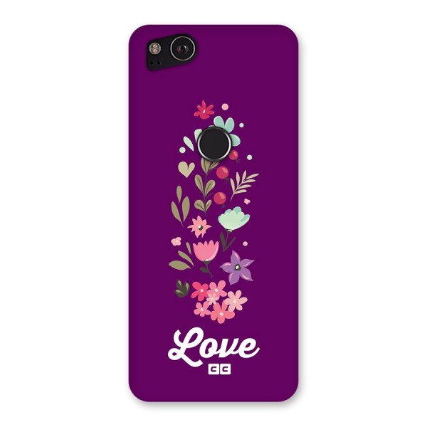 Floral Love Back Case for Google Pixel 2