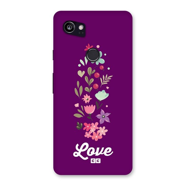 Floral Love Back Case for Google Pixel 2 XL