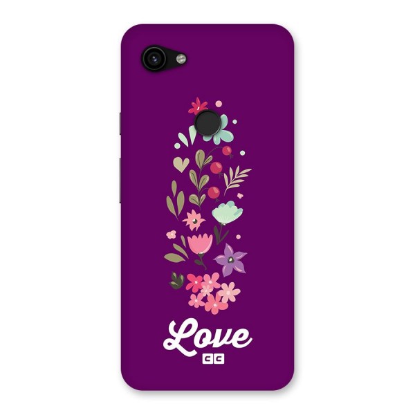 Floral Love Back Case for Google Pixel 3a XL