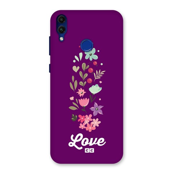 Floral Love Back Case for Honor 8C