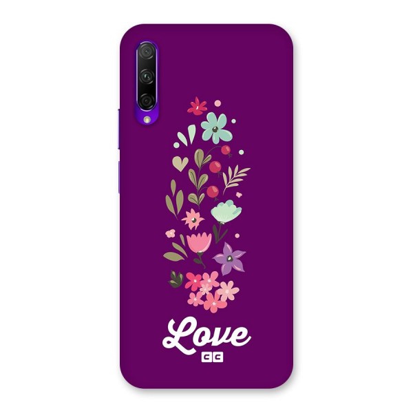 Floral Love Back Case for Honor 9X Pro