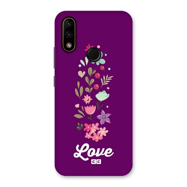 Floral Love Back Case for Lenovo A6 Note