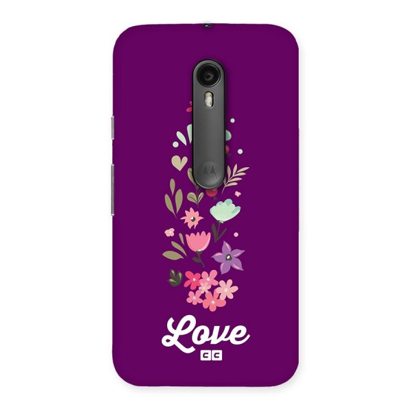 Floral Love Back Case for Moto G3