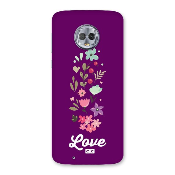 Floral Love Back Case for Moto G6