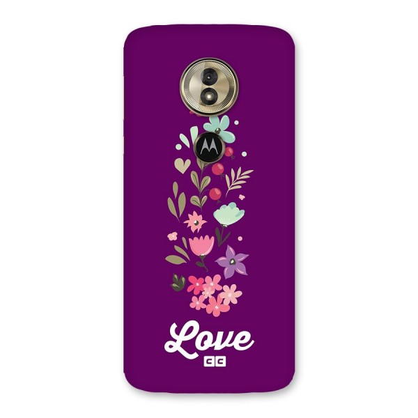 Floral Love Back Case for Moto G6 Play