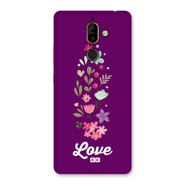 Floral Love Back Case for Nokia 7 Plus