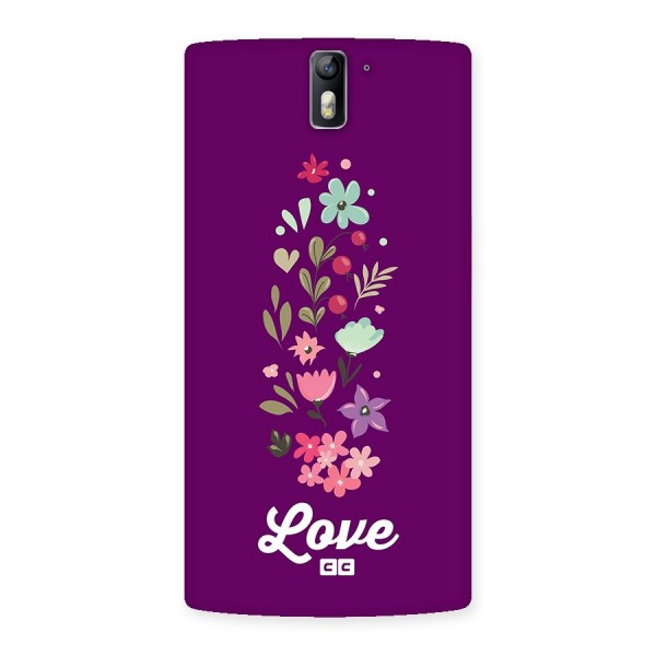 Floral Love Back Case for OnePlus One