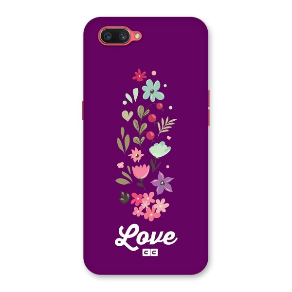 Floral Love Back Case for Oppo A3s