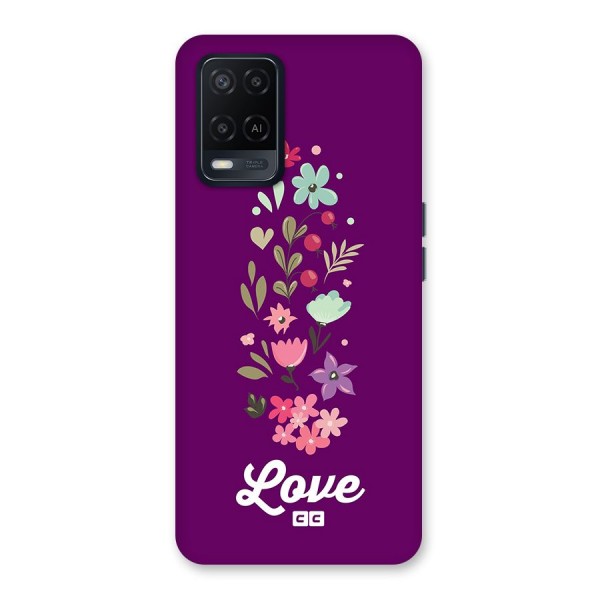 Floral Love Back Case for Oppo A54