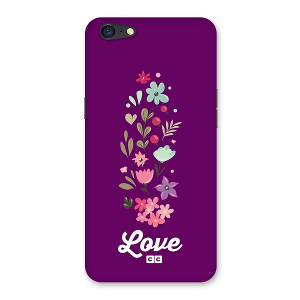 Floral Love Back Case for Oppo A71