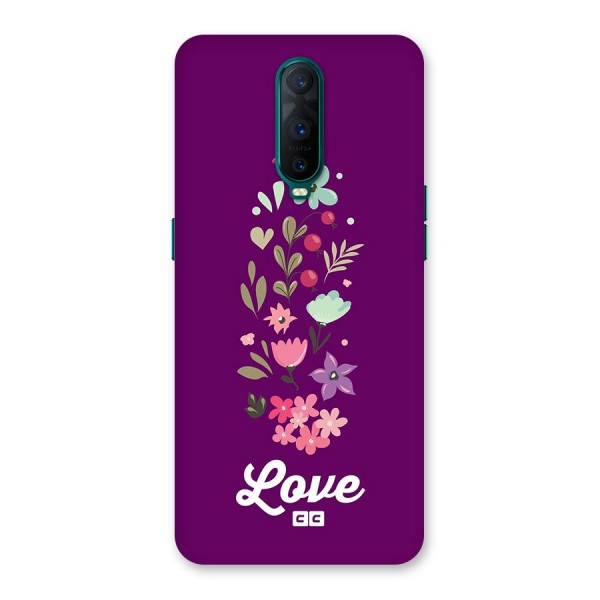 Floral Love Back Case for Oppo R17 Pro