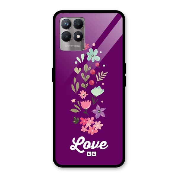 Floral Love Back Case for Realme 8i